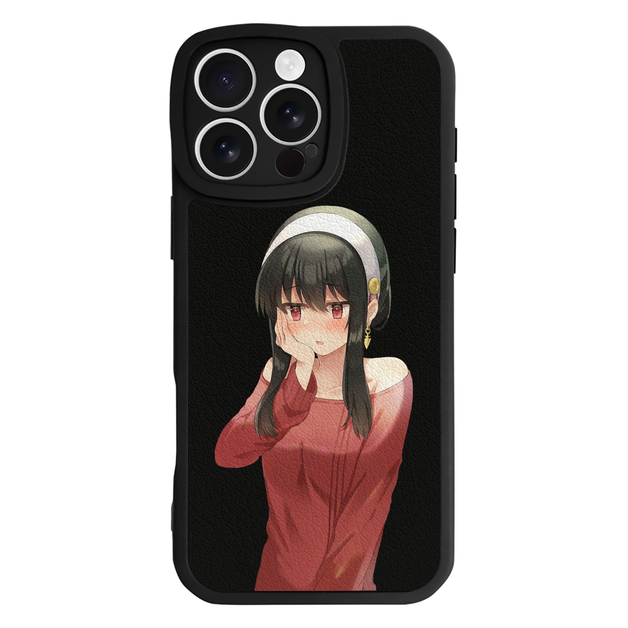 （画像用） SPY×FAMILY间谍家家酒 【iPhone 16シリーズ対応】シリコンスマホケース（レザー調） 材質：シリコン